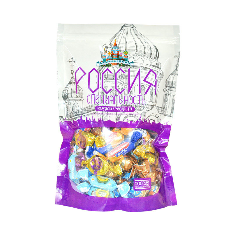 俄罗斯进口紫皮散装糖果吃货软糖 黑河丰泰食品糖果