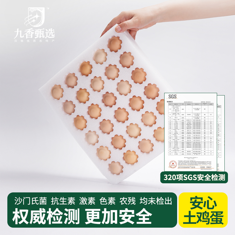 正宗农家散养乌鸡蛋新鲜纯农村绿壳土鸡蛋无抗无激素草鸡蛋笨鸡蛋