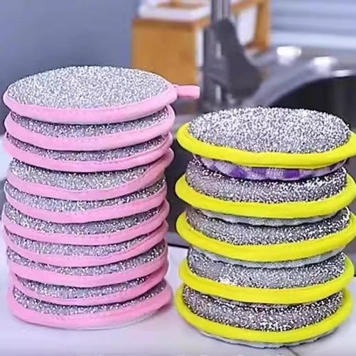 双面加厚洗碗布不伤锅不变形百洁布酒店厨房专用海棉钢丝洗锅刷,淘宝优惠券,粉丝福利购,淘宝优惠卷