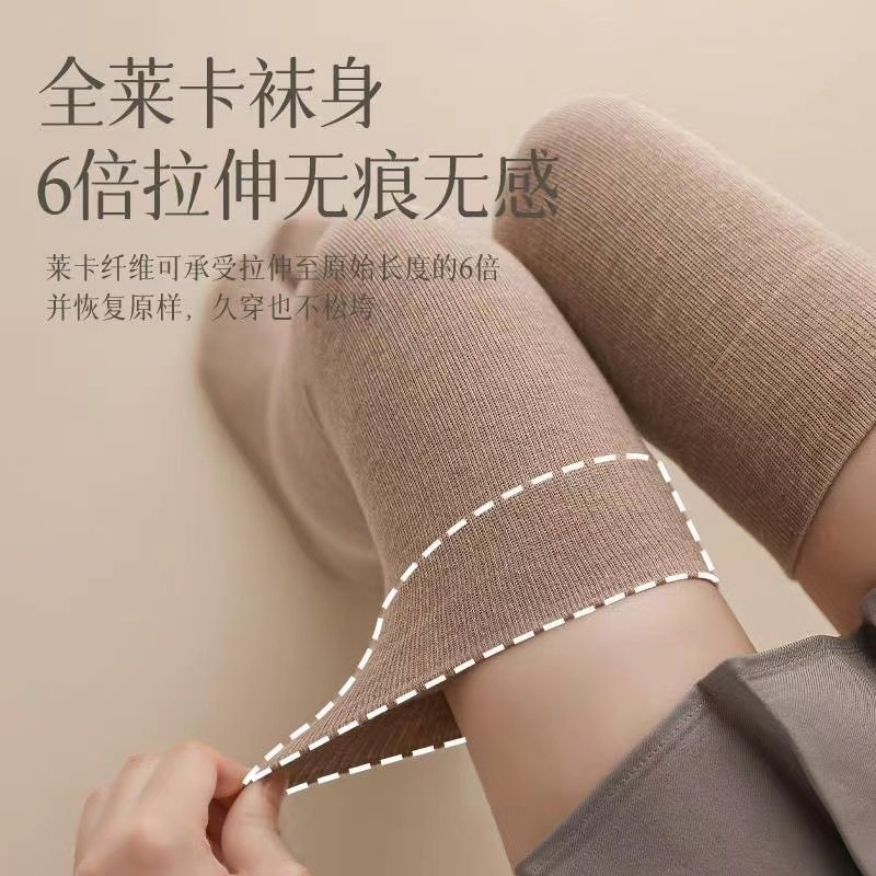 袜子女小腿袜春秋季压力瘦腿过膝袜jk秋冬高袜黑色长靴高筒长筒袜,淘宝优惠券,粉丝福利购,淘宝优惠卷