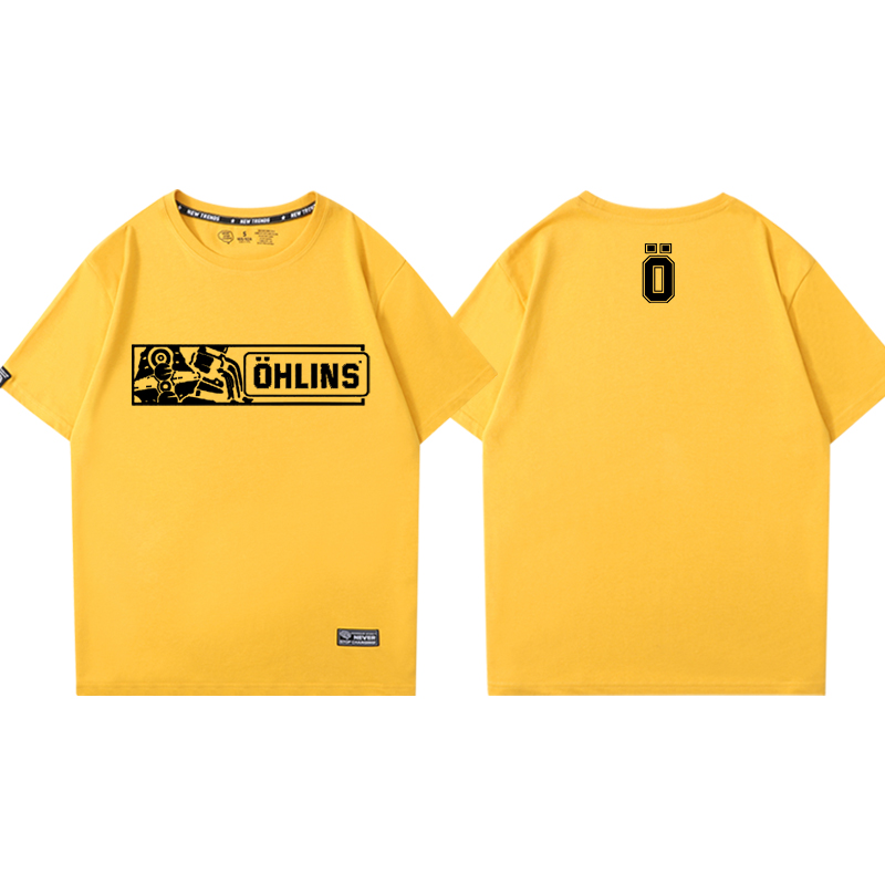 ohlins摩托车减震器改装休闲t恤 澳伊恋T恤