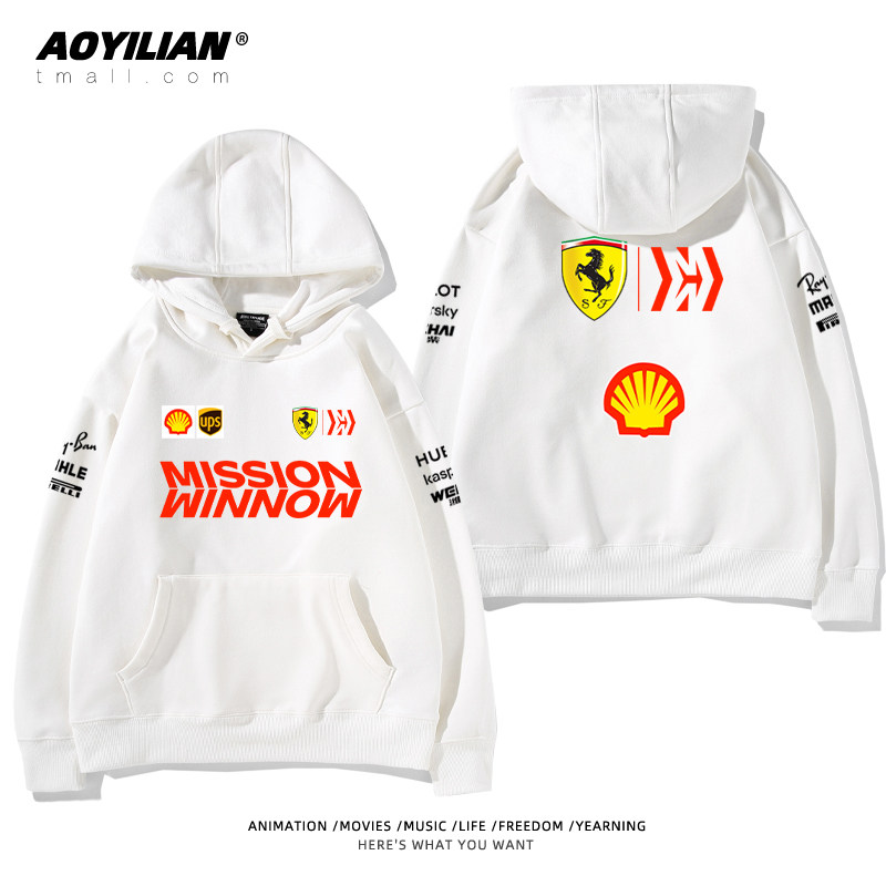 法拉利车队连帽f1赛车服可定制卫衣 澳伊恋卫衣