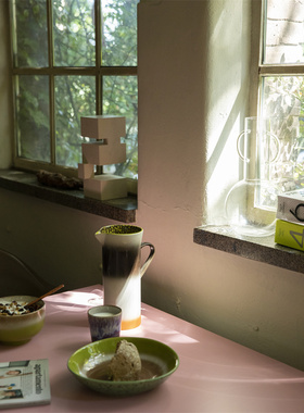 现货荷兰HKliving桃心木摆件木雕装饰艺术几何设计样板北欧正品