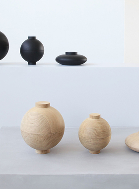 丹麦圆形容器收纳托盘现货