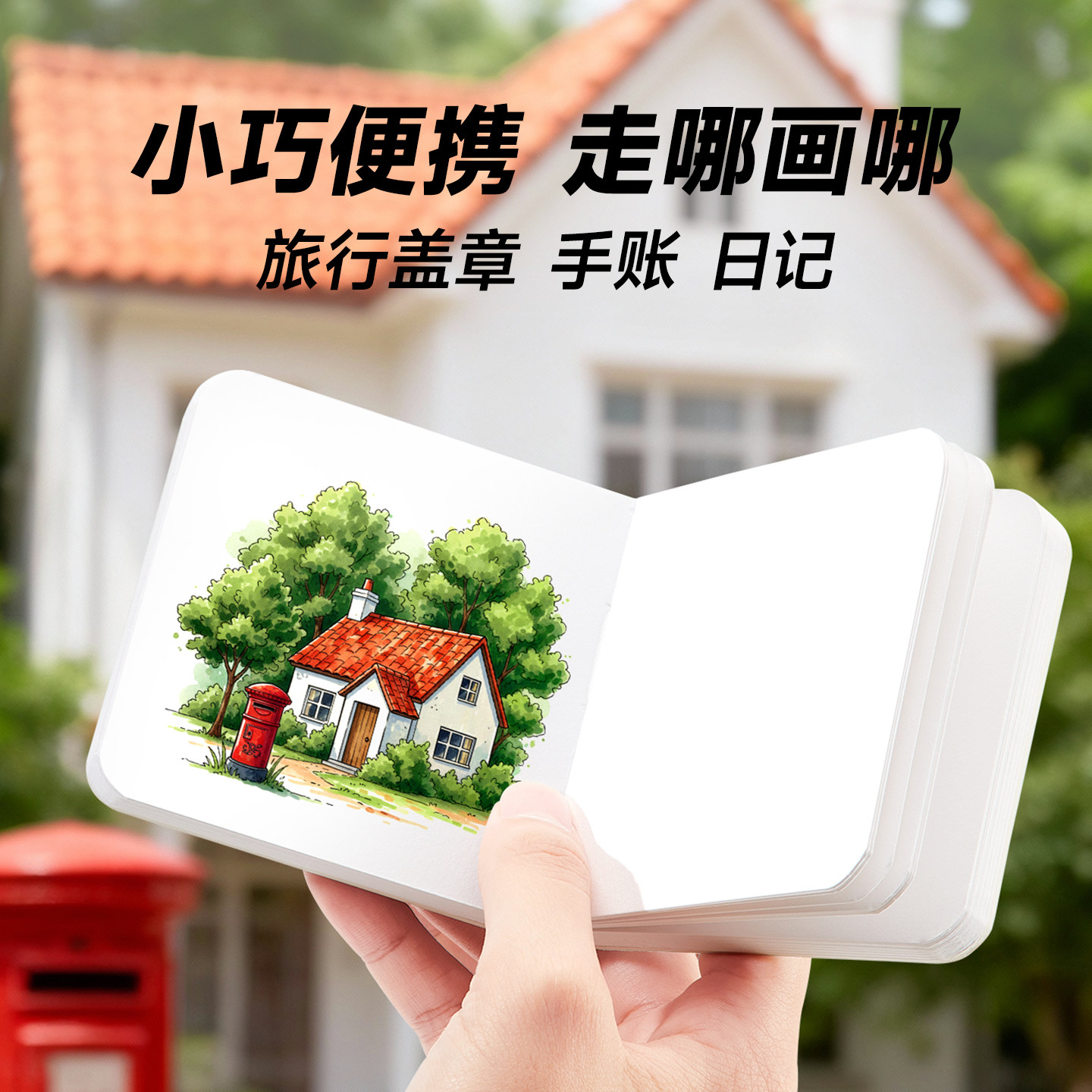 Touchmark水彩本丙烯马克笔彩铅手绘本迷你随身便携小方本美术生空白手绘本手工空白画本儿童专用口袋绘画本,淘宝优惠券,粉丝福利购,淘宝优惠卷