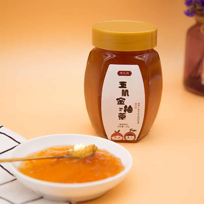 绿之冠蜂蜜柚子茶柠檬茶冲饮 绿之冠蜂蜜果味茶