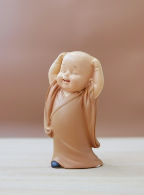 新中式禅意小和尚摆件