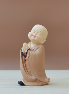 可爱治愈系小沙弥摆件