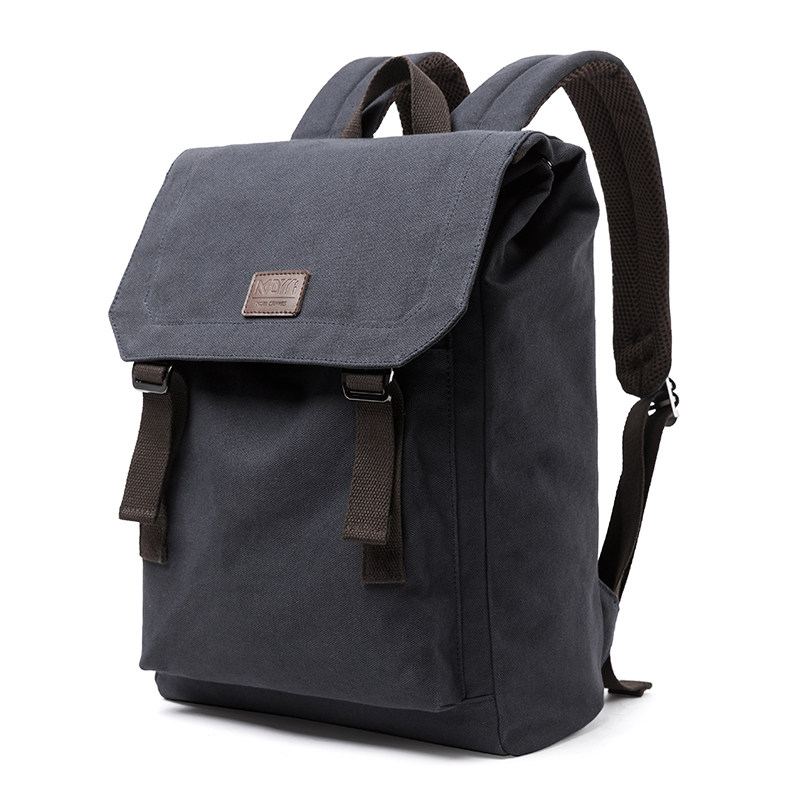 帆布简约高中生日系潮流休闲双肩包 韩锦双肩背包