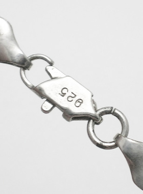 gd日本古董回流意大利纯银蛇骨链