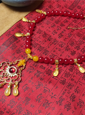 原创汉服璎珞古风配饰项链