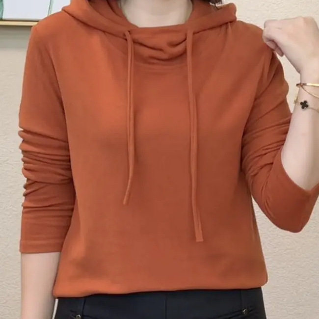 觅依言女装保暖双面德绒卫衣女冬季新款套头抽绳连帽打底衫宽松显,淘宝优惠券,粉丝福利购,淘宝优惠卷