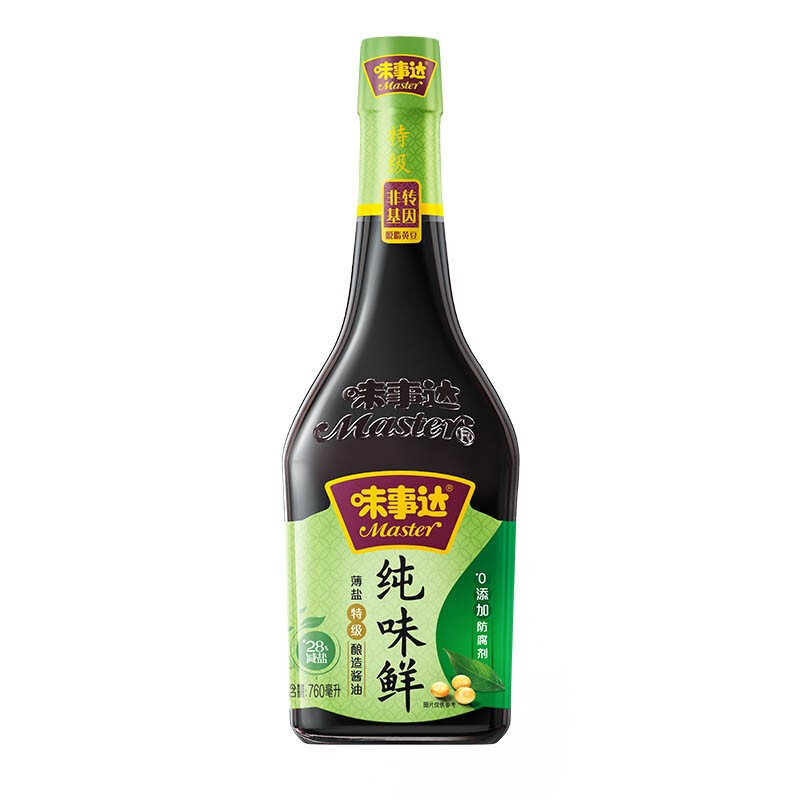 味事达纯味鲜酱油760ml酿造生抽炒菜凉拌轻食调味品调料-图3