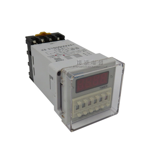 数显双控时间继电器 DH48S-S DC24V AC220V 循环延时定时器开关 - 图1