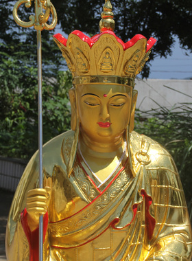 树脂玻璃钢寺庙九华山唐三藏佛像