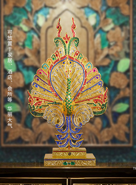 东南亚泰式家居客厅玄关