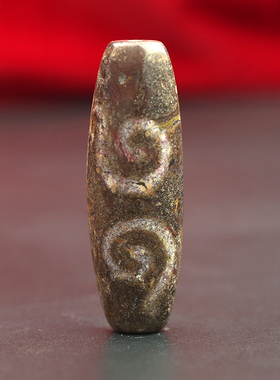 朱砂男女款项坠古玩三眼天珠