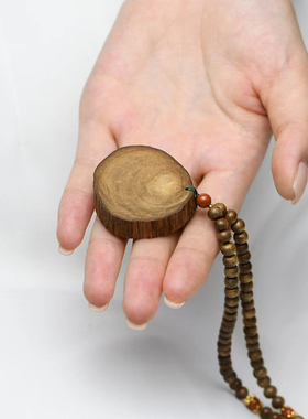 原创手作天然沉香碧玉无