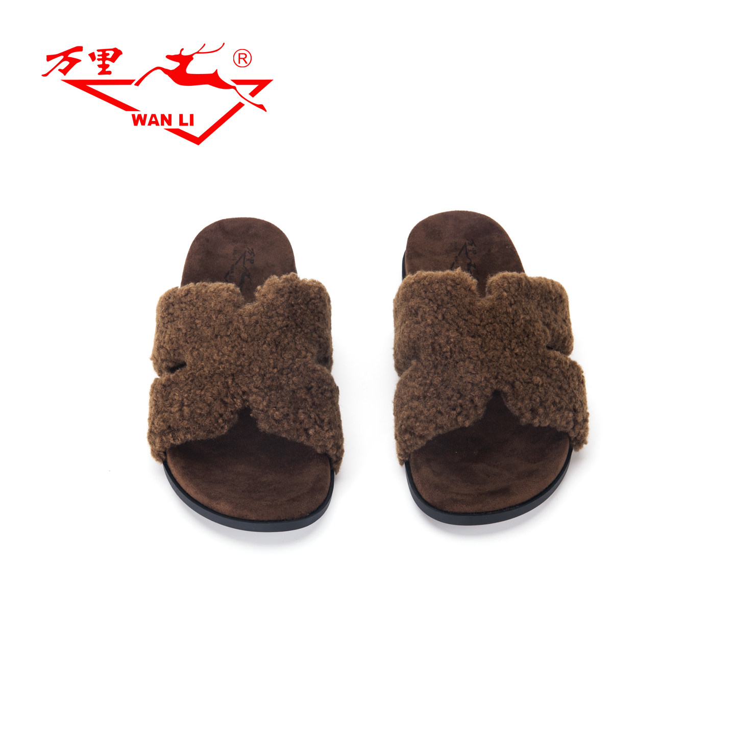 万里秋冬新款女士休闲鞋舒适平底毛毛鞋复古居家棉拖鞋BG-45,淘宝优惠券,粉丝福利购,淘宝优惠卷