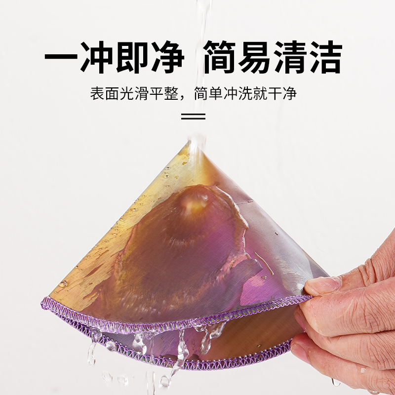 便携式折叠滤网滴漏咖啡蛋糕滤杯手冲咖啡滤架滤纸不锈钢锥形支架 - 图2