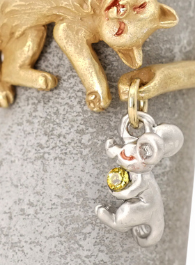 palnartpocx4F猫咪老鼠戒指