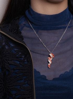 巡meguri精品Palnart poc皇带鱼项链深海龙宫使者手作礼品独特