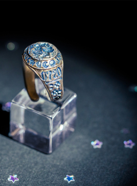 巡meguri月亮Palnart poc月球学院轻奢小众精致戒指2021年新款潮