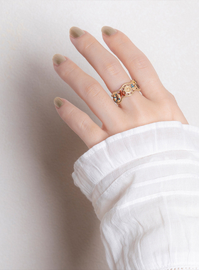 Palnartpoc原创复古航海图戒指