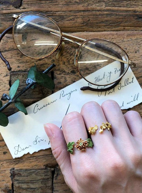 缠绕开口原创设计风戒指