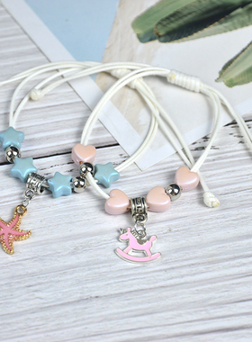 公主风手镯儿童配饰礼品夜光珠