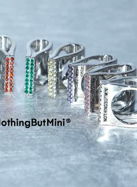 NothingButMini双排锆石情侣戒指