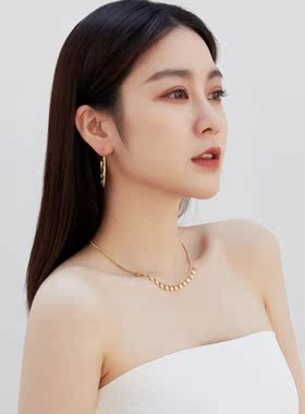 abyb地平线嘻哈个性设计感锁骨链