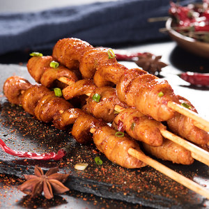 石磨小镇烤面筋辣条