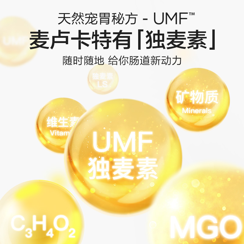 蜜兰达新西兰原装进口麦卢卡蜂蜜UMF10+15便携小包装蜜片纯正天然-图2