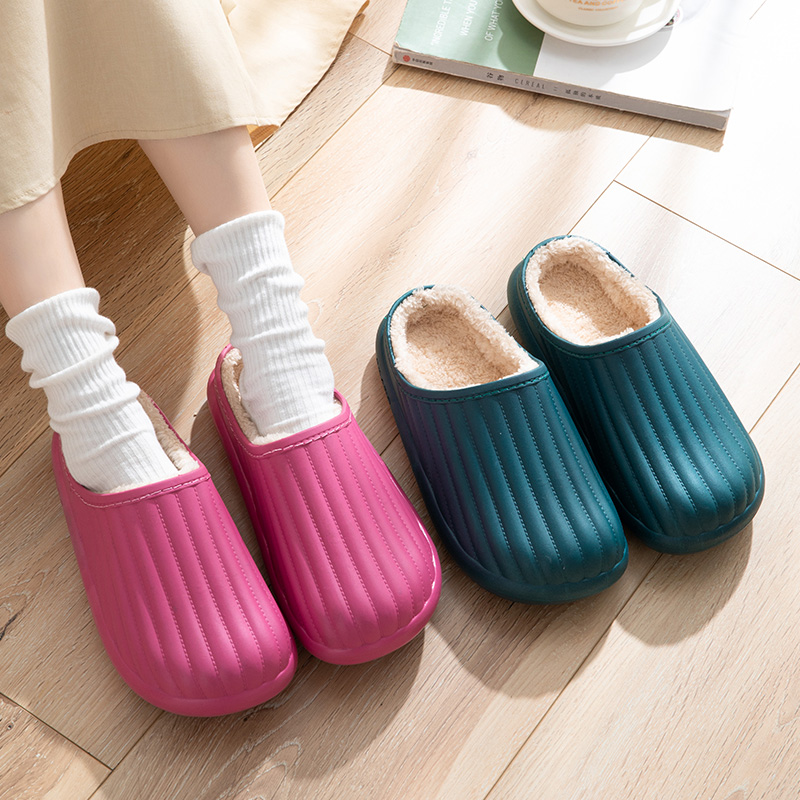 防水棉拖鞋男冬季2025新款室内居家情侣保暖棉鞋厚底防滑毛拖鞋女,淘宝优惠券,粉丝福利购,淘宝优惠卷