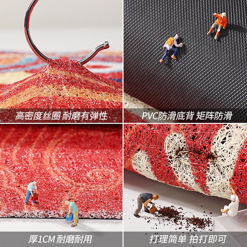 地垫入户门垫进门2025新款新年脚垫红色喜庆门口玄关防滑家用地毯,淘宝优惠券,粉丝福利购,淘宝优惠卷