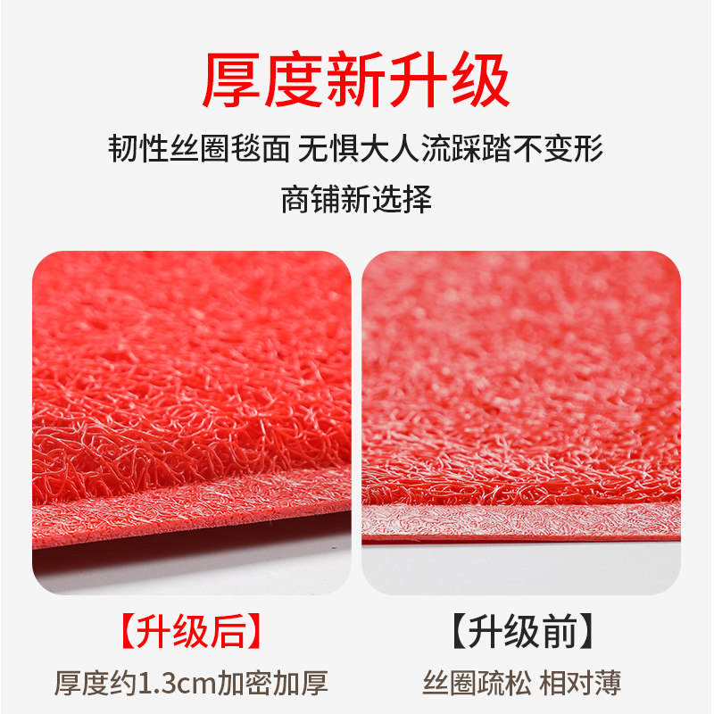 入户门地垫进门室外防滑脚垫大门口家用门垫2025新款丝圈红色地毯,淘宝优惠券,粉丝福利购,淘宝优惠卷