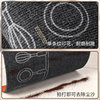 Kitchen non-slip and anti-oil floor mat for household cartoon no-cleaning