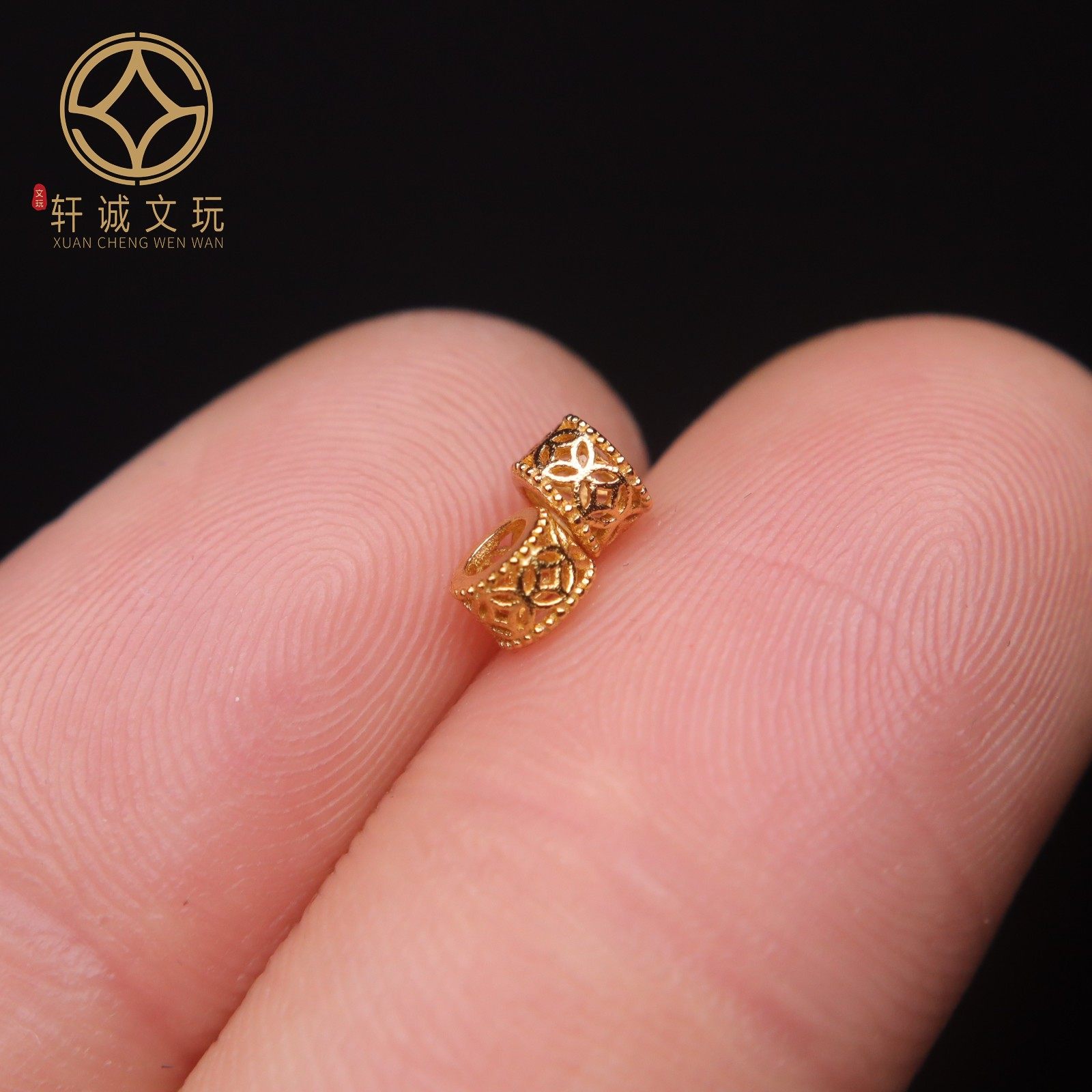 原创纯银925银镀金镂空隔片垫片隔珠长串手工串珠编绳diy文玩配饰,淘宝优惠券,粉丝福利购,淘宝优惠卷