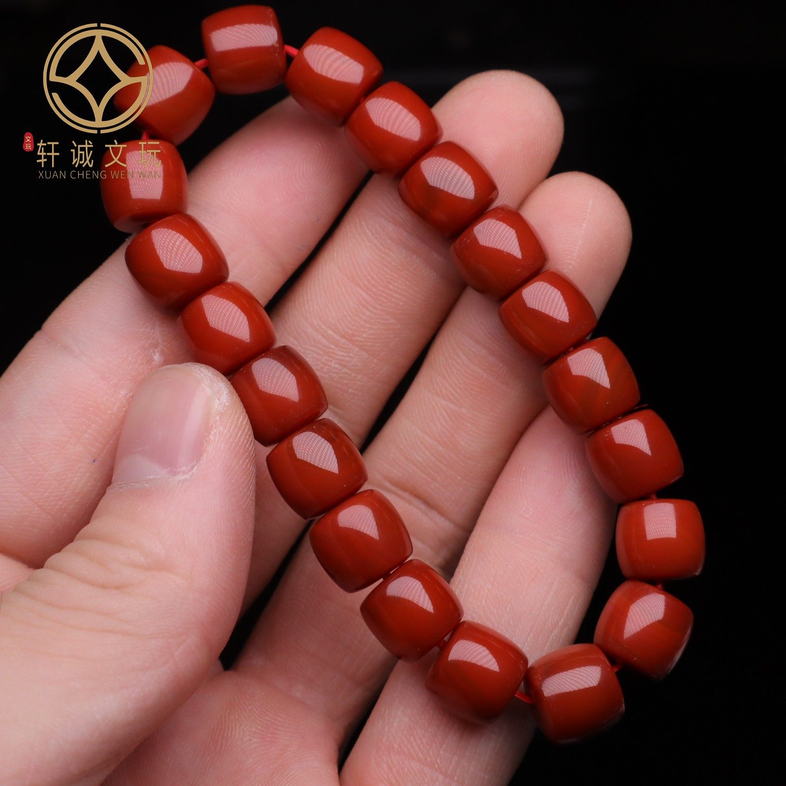 保真凉山满肉满色南红直切老型玛瑙散珠DIY新品文玩配饰手串手链,淘宝优惠券,粉丝福利购,淘宝优惠卷