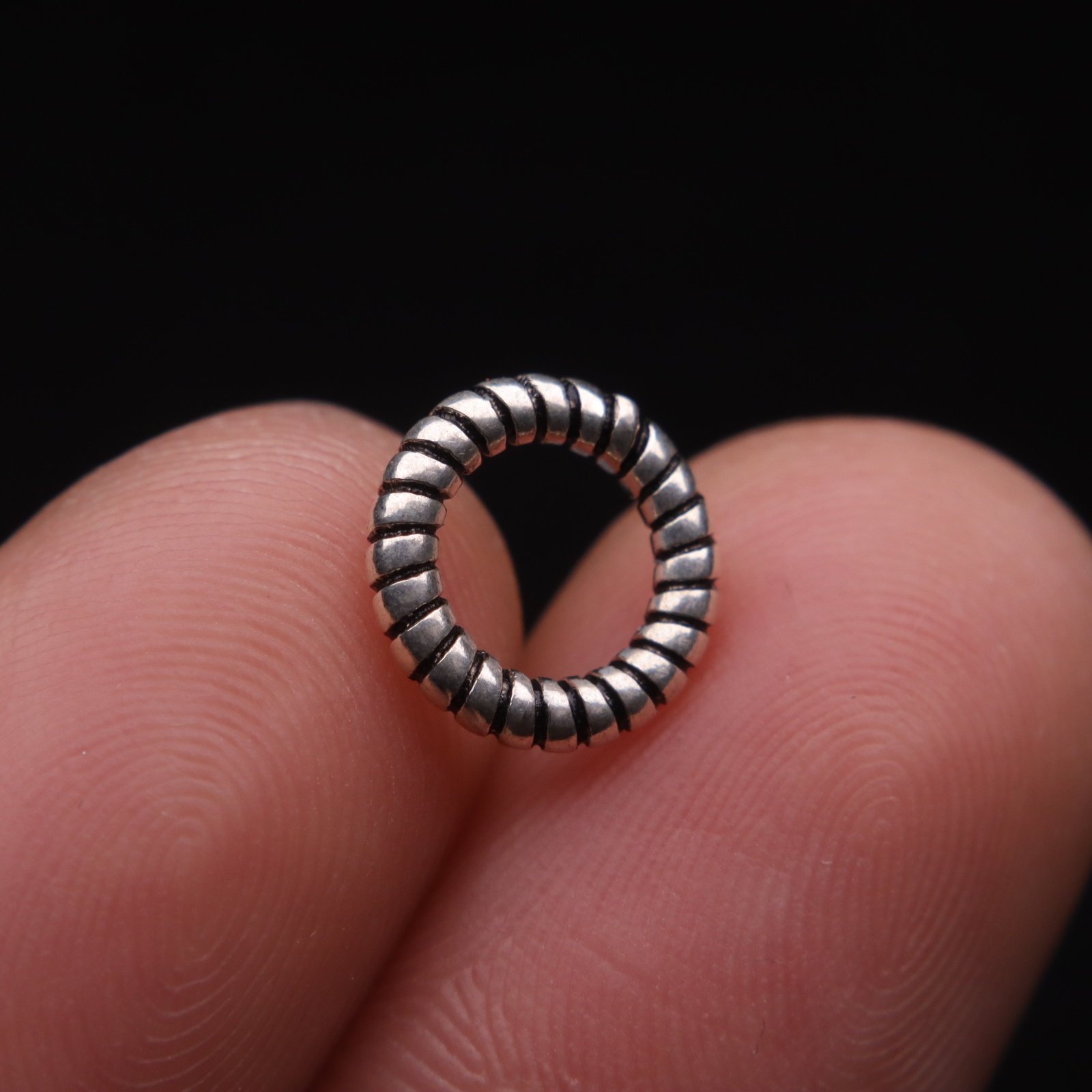 原创纯银925跑圈隔片垫片隔珠菩提长串手工串珠编绳diy文玩配饰,淘宝优惠券,粉丝福利购,淘宝优惠卷