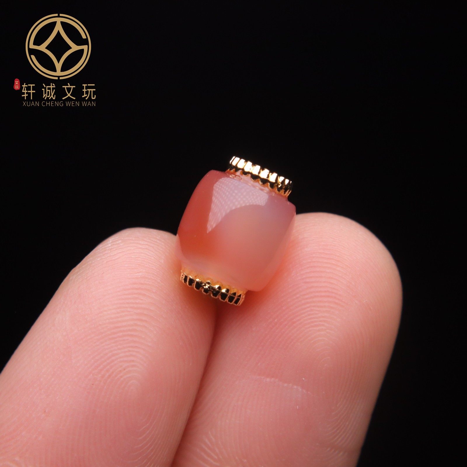 古法金镶嵌桶珠南红粉玛瑙鼓珠散珠DIY配饰手串手链吊坠108配珠,淘宝优惠券,粉丝福利购,淘宝优惠卷