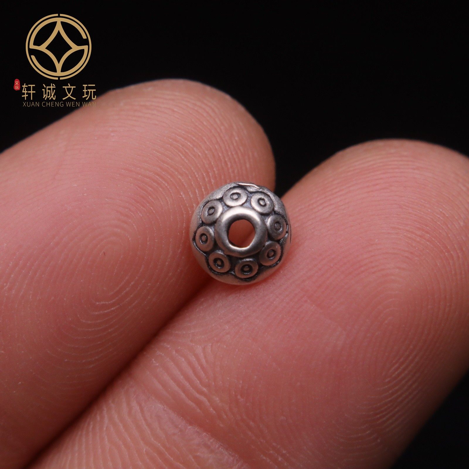 原创纯银925飞碟隔片垫片隔珠菩提长串手工串珠编绳diy文玩配饰,淘宝优惠券,粉丝福利购,淘宝优惠卷