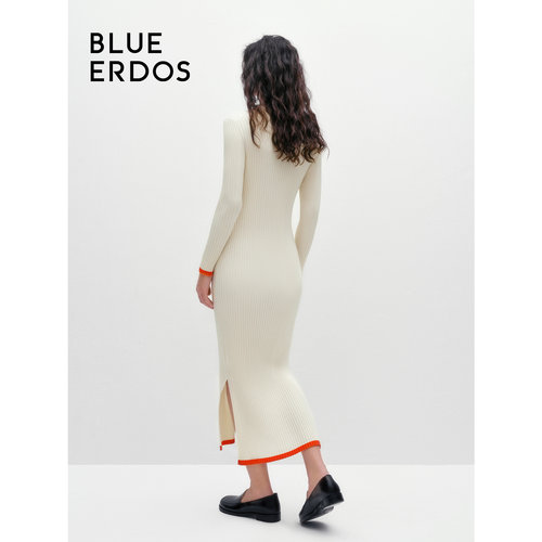 [BLUE ERDOS设计师系列]BETH系列长款V领开衫B245D1040 - 图2