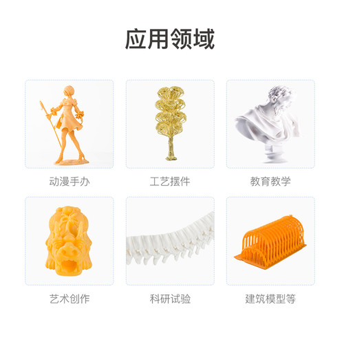 创想三维光固化3D打印耗材标准刚性树脂500g 高韧性 高精度 低气味 快速固化 - 图3