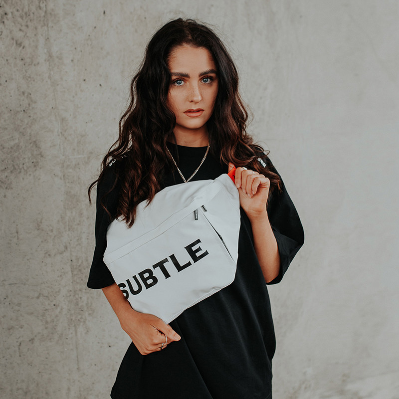 subtle panther饺子男单肩挎包腰包 SUBTLE男士包袋