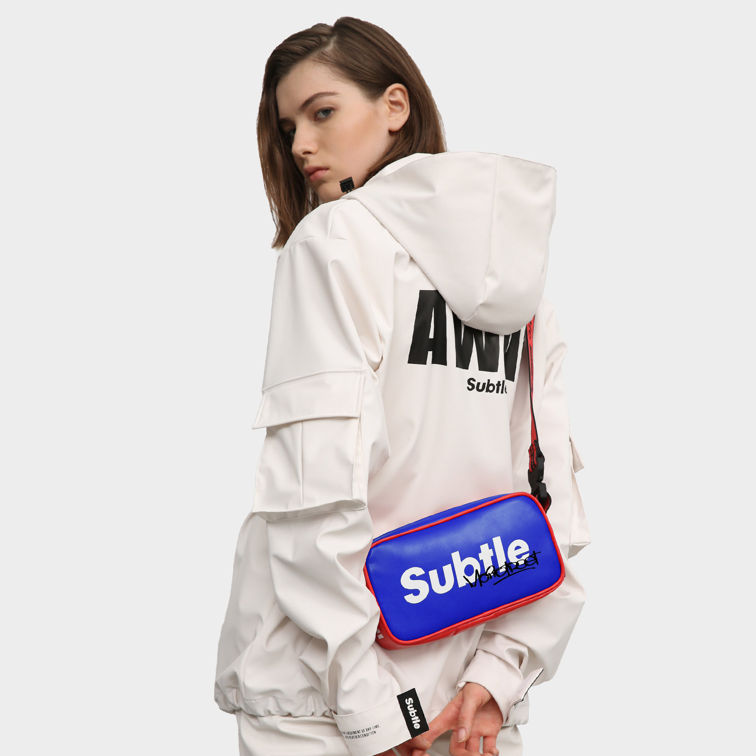 subtle indie男ins潮小包斜挎包 subtle男士包袋