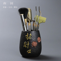 Tea Aisles Six Gentlemen Suit Qigfu Tea Accessories Great Total Tea Supplies Clip Brush Tea Table Table Tea Making Tools