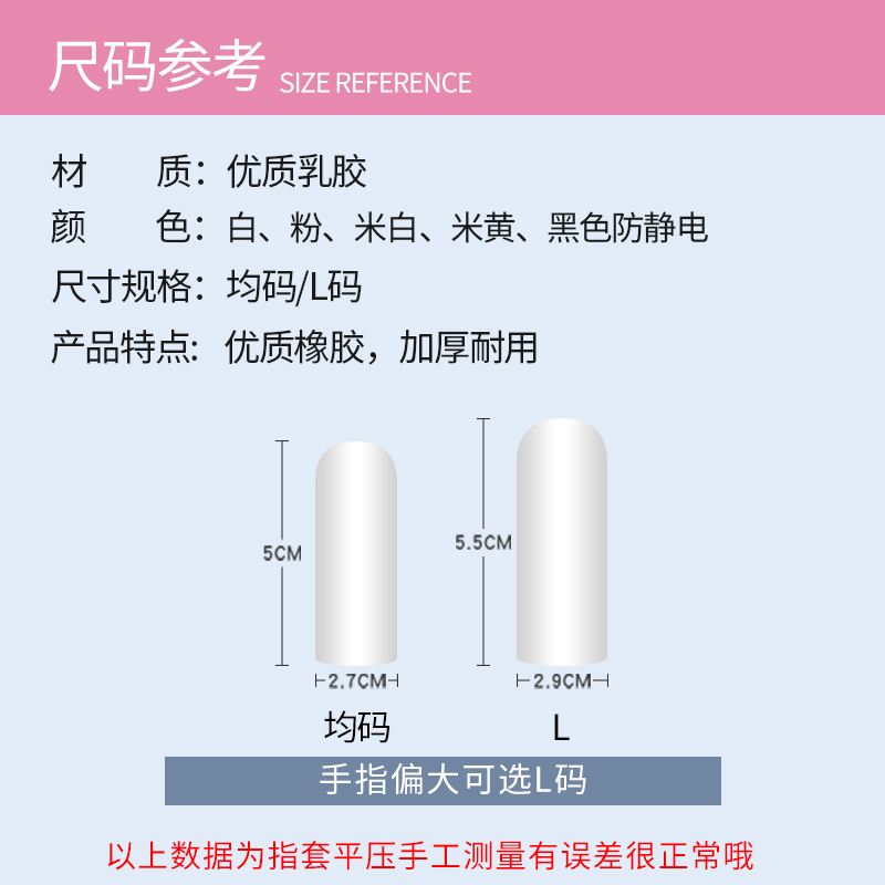 一次性乳胶手指套防滑劳保护指头橡胶美容纹绣美甲工业耐磨加厚 - 图3