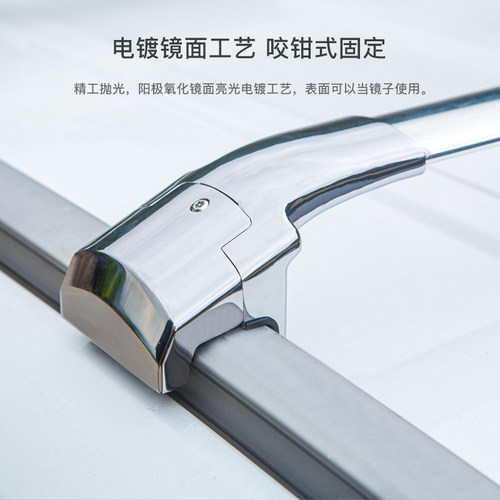 拓鹰专用于魏牌拿铁DHT虎钳式加厚铝合金车顶横杆载重横杠行李架 - 图3